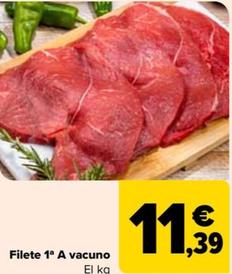 Oferta de Filete 1 A Vacuno por 11,39€ en Carrefour
