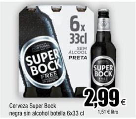 Oferta de Super Bock - Cerveza por 2,99€ en Froiz