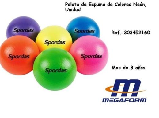 Oferta de Megaform - Pelota De Espuma De Colores Neon, Unidad en Jugueterías Lifer