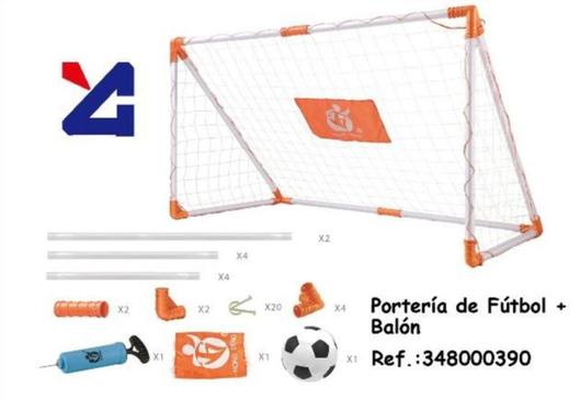 Oferta de Portería de Fútbol + Balón en Jugueterías Lifer