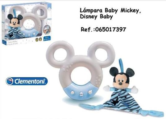 Oferta de Clementoni - Lampara Baby Mickey, Disney Baby en Jugueterías Lifer