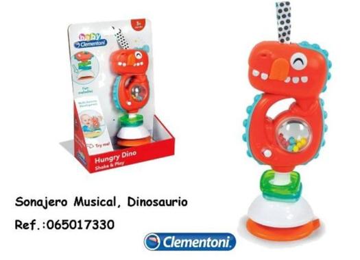 Oferta de Clementoni - Sonajero Musical, Dinosaurio en Jugueterías Lifer