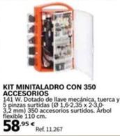 Oferta de Kit Minitaladro Con 350 Accesorios por 58,95€ en Coferdroza