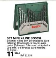 Oferta de Bosch - Set Mini X-line por 11,5€ en Coferdroza