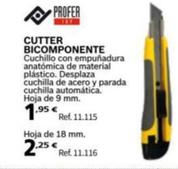 Oferta de Profer - Cutter Bicomponente por 1,95€ en Coferdroza