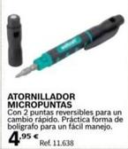 Oferta de Atornillador - Micropuntas por 4,95€ en Coferdroza