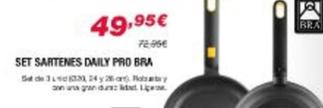 Oferta de Bra - Set Sartenes Daily Pro por 49,95€ en Chafiras
