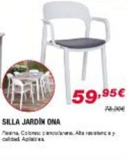 Oferta de Chafiras - Silla Jardin Ona por 59,95€ en Chafiras