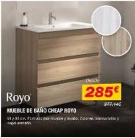 Oferta de Royo - Mueble De Baño Cheap por 285€ en Chafiras