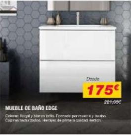 Oferta de Chafiras - Mueble De Baño Edge por 175€ en Chafiras