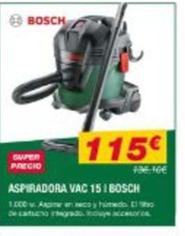 Oferta de Bosch - Aspiradora VAC 151 por 115€ en Chafiras