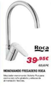 Oferta de Roca - Monomando Fregadero por 39,95€ en Chafiras