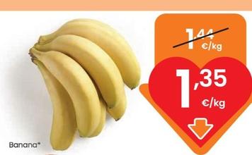 Oferta de Banana por 1,35€ en Eroski