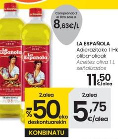 Oferta de La Española - Aceite Oliva Senalizados por 11,5€ en Eroski
