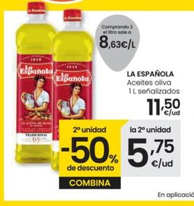 Oferta de La Española - Aceites oliva  por 11,5€ en Eroski