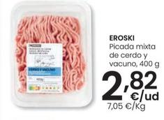 Oferta de Eroski - Picada mixta de cerdo y vacuno  por 2,82€ en Eroski