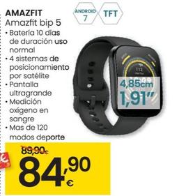 Oferta de Amazfit - Bip 5 por 84,9€ en Eroski