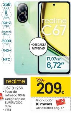 Oferta de Realme - C67 por 209€ en Eroski