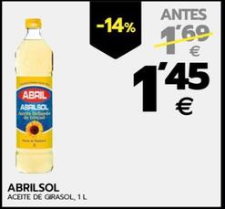 Oferta de Abril - Aceite De Girasol por 1,45€ en BM Supermercados