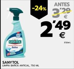 Oferta de Sanytol - Limpiadores por 2,49€ en BM Supermercados