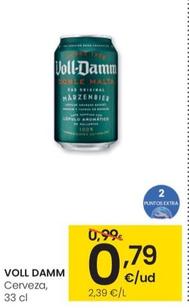 Oferta de Voll-damm - Cerveza por 0,79€ en Eroski