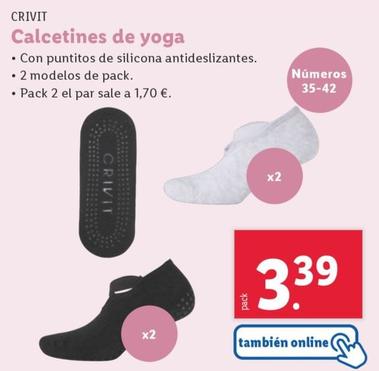 Oferta de Crivit - Calcetines De Yoga por 3,39€ en Lidl