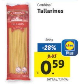 Oferta de Combino - Tallarines por 0,59€ en Lidl