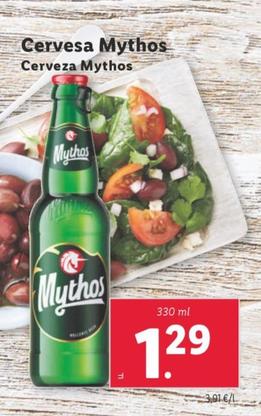 Oferta de Mythos - Cerveza por 1,29€ en Lidl