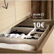 Oferta de Ikea - Caja Con Compartimentos por 10€ en IKEA