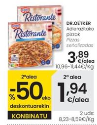 Oferta de Dr Oetker - Pizza Senalizadas por 3,89€ en Eroski