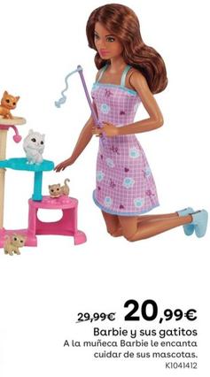 Oferta de Barbie  y sus gatitos por 20,99€ en ToysRus