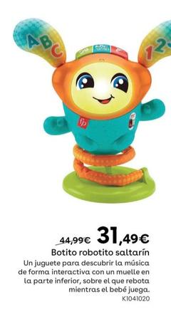 Oferta de Fisher-price Botito robotito saltarín por 31,49€ en ToysRus