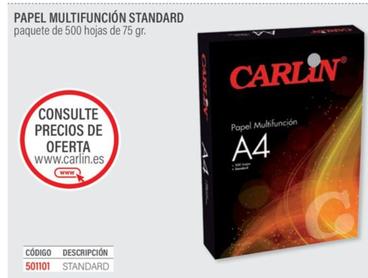Oferta de Carlin - Papel Multifuncion Standard en Carlin