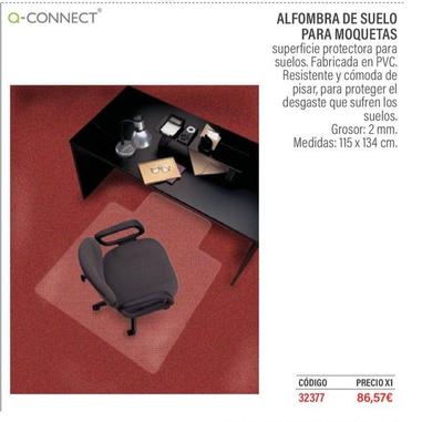 Oferta de Q-Connect - Alfombra De Suelo Para Moquetas por 86,57€ en Carlin