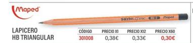 Oferta de Maped - Lapicero Hb Triangular por 0,3€ en Carlin