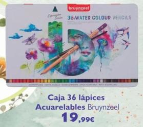 Oferta de Bruynzeel - Caja 36 Lapices Acuarelables por 19,99€ en Milbby