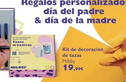 Oferta de Milbby - Kit De Decoración De Tazas por 19,99€ en Milbby