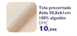 Oferta de Dmc - Tela Precortada Aida 50,8x61 Cm 100% Algodón por 10,99€ en Milbby