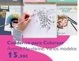 Oferta de Avenue Mandarine - Cuaderno Para Colorear por 15,99€ en Milbby