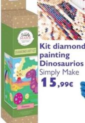 Oferta de Simply - Kit Diamond Painting Dinosaurios  por 15,99€ en Milbby