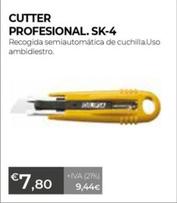 Oferta de Cutter Profesional. Sk-4 por 7,8€ en Ferbric