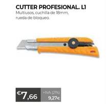 Oferta de Cutter Profesional. Li por 7,66€ en Ferbric