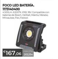 Oferta de Oco Led Batería. 1173140400 por 167,06€ en Ferbric