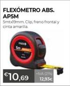 Oferta de Flexómetro Abs por 10,69€ en Ferbric