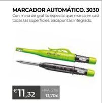 Oferta de Marcador Automático. 3030 por 11,32€ en Ferbric