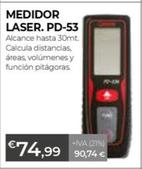 Oferta de Medidor Laser por 74,99€ en Ferbric