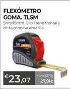 Oferta de Flexómetro Goma por 23,07€ en Ferbric