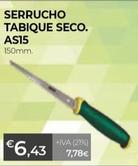Oferta de Serrucho Tabique Seco por 6,43€ en Ferbric
