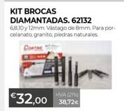 Oferta de Kit Brocas Diamantadas. 62132 por 32€ en Ferbric