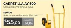 Oferta de Carretilla Ay-300 580470 por 55€ en Ferbric
